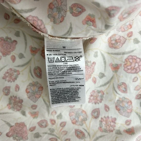 Old Navy Cami Garden Floral Babydoll Garden Midi Dress Cottagecore Feminine Sz M - Picture 11 of 12